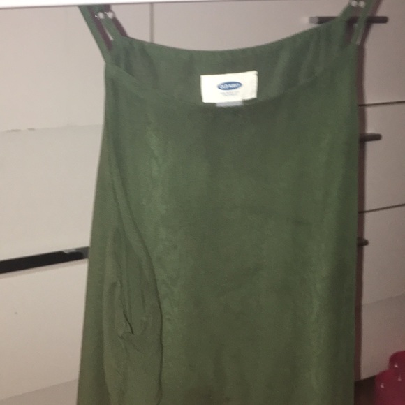 Green mesh light shirt (spaghetti straps) - Picture 3 of 6
